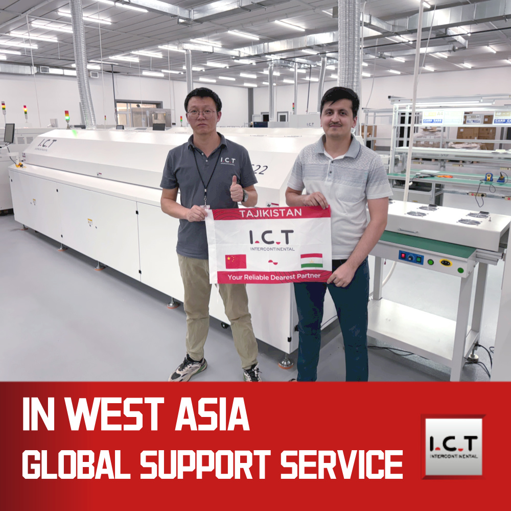 I.C.T | Solda Transportador SMT Forno de refluxo por convecção E-therm Smt Máquina de solda por refluxo