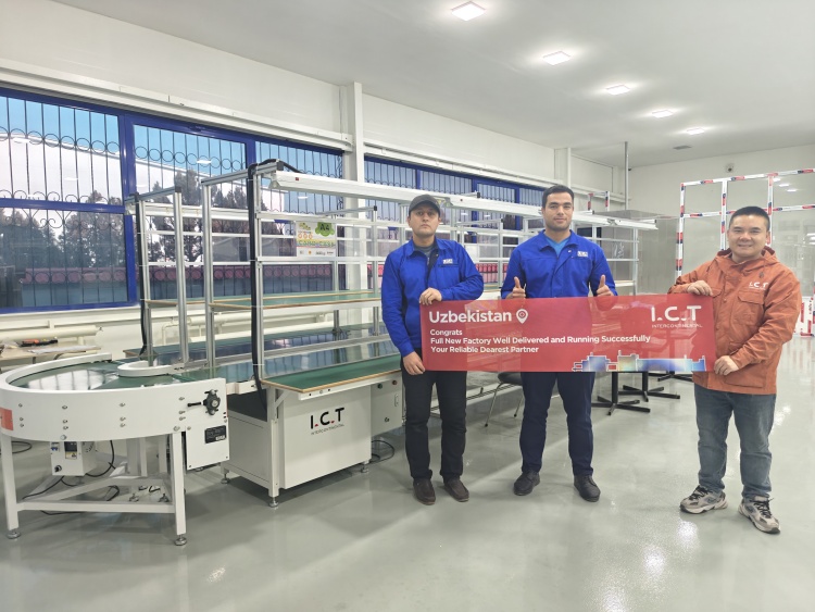 I.C.T M&aacute;quina de curvar correias no Uzbequist&atilde;o