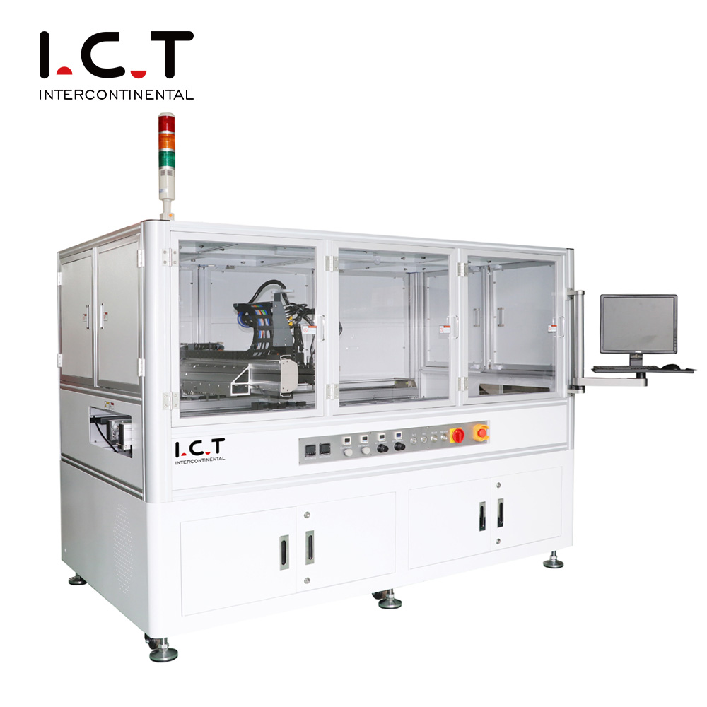 I.C.T-D1200 |Máquina dispensadora de jato on-line para linha SMT