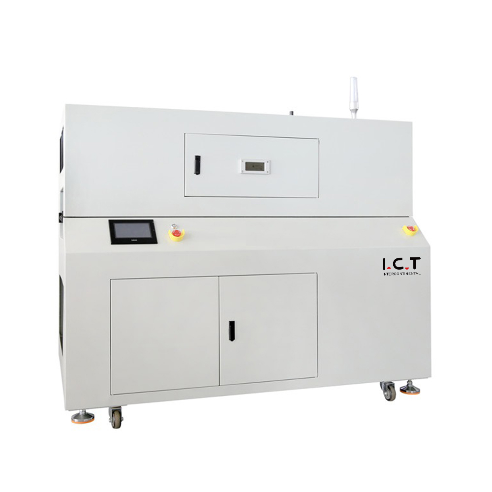 I.C.T丨 PCB linha automática de pulverização de revestimento uv Máquina de colagem
