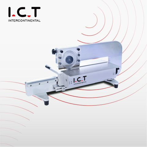 I.C.T |Máquina de corte em V PCB totalmente automática