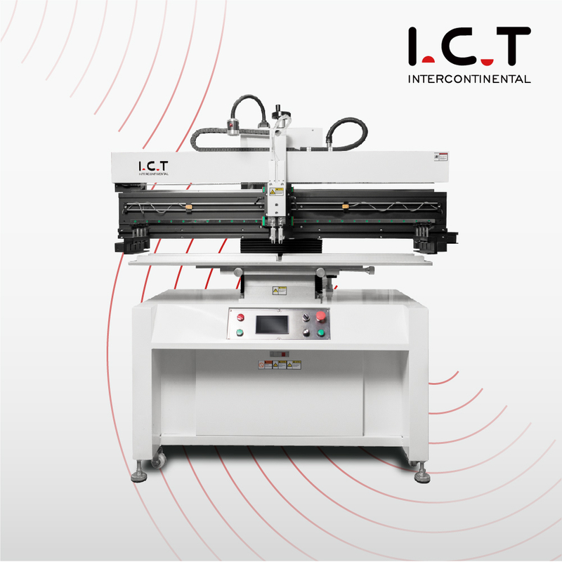 Impressora automática de aço inoxidável estêncil SMT Função de pasta de solda Vision