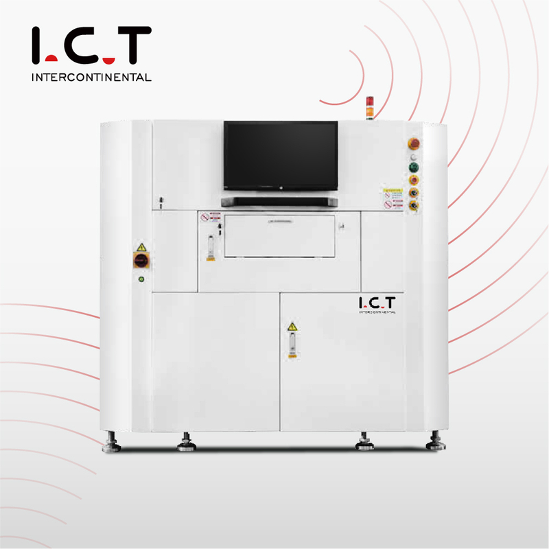 I.C.T-S400 máquina de inspeção spi de pasta de solda 3d em smt