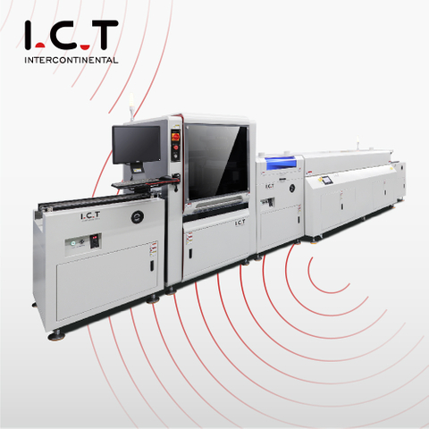 I.C.T丨PCB máquina de mesa de revestimento conformal automático para PCB