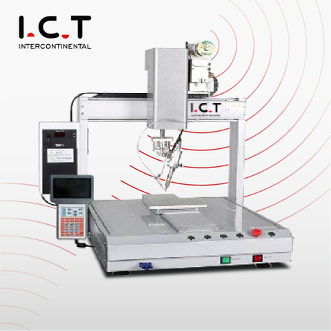 I.C.T-SR250D |Máquina robótica de solda robótica de mesa de 5 eixos PCB Smd 