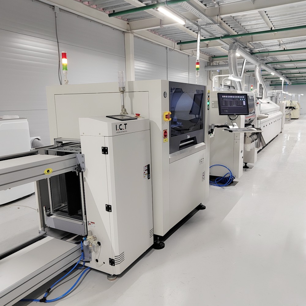 I.C.T-5151 | Pasta de solda PCB SMT Impressora de tela de máquina totalmente automática para LED