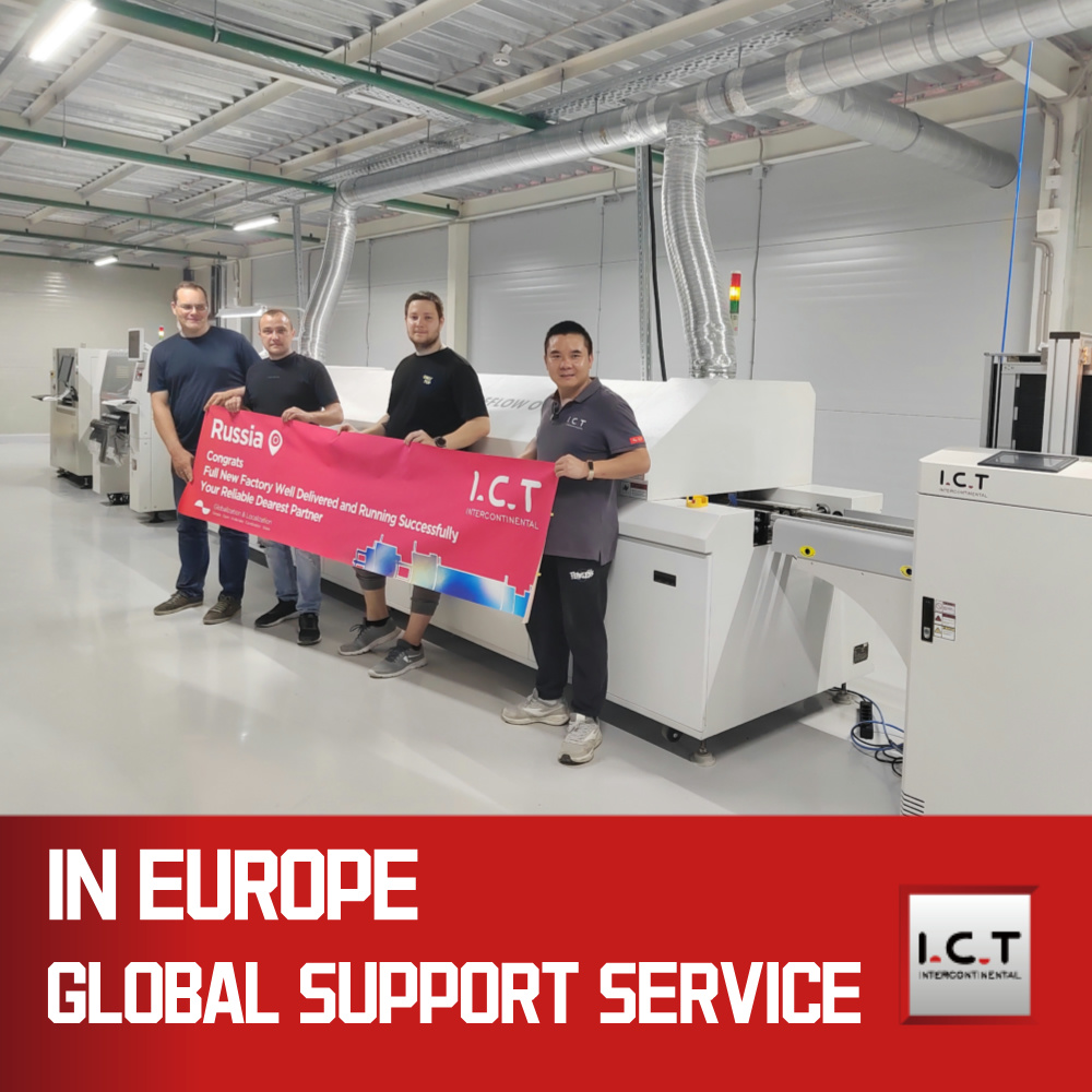 I.C.T | ETA SMT LED Máquina especial de forno de refluxo com perfil térmico a vácuo