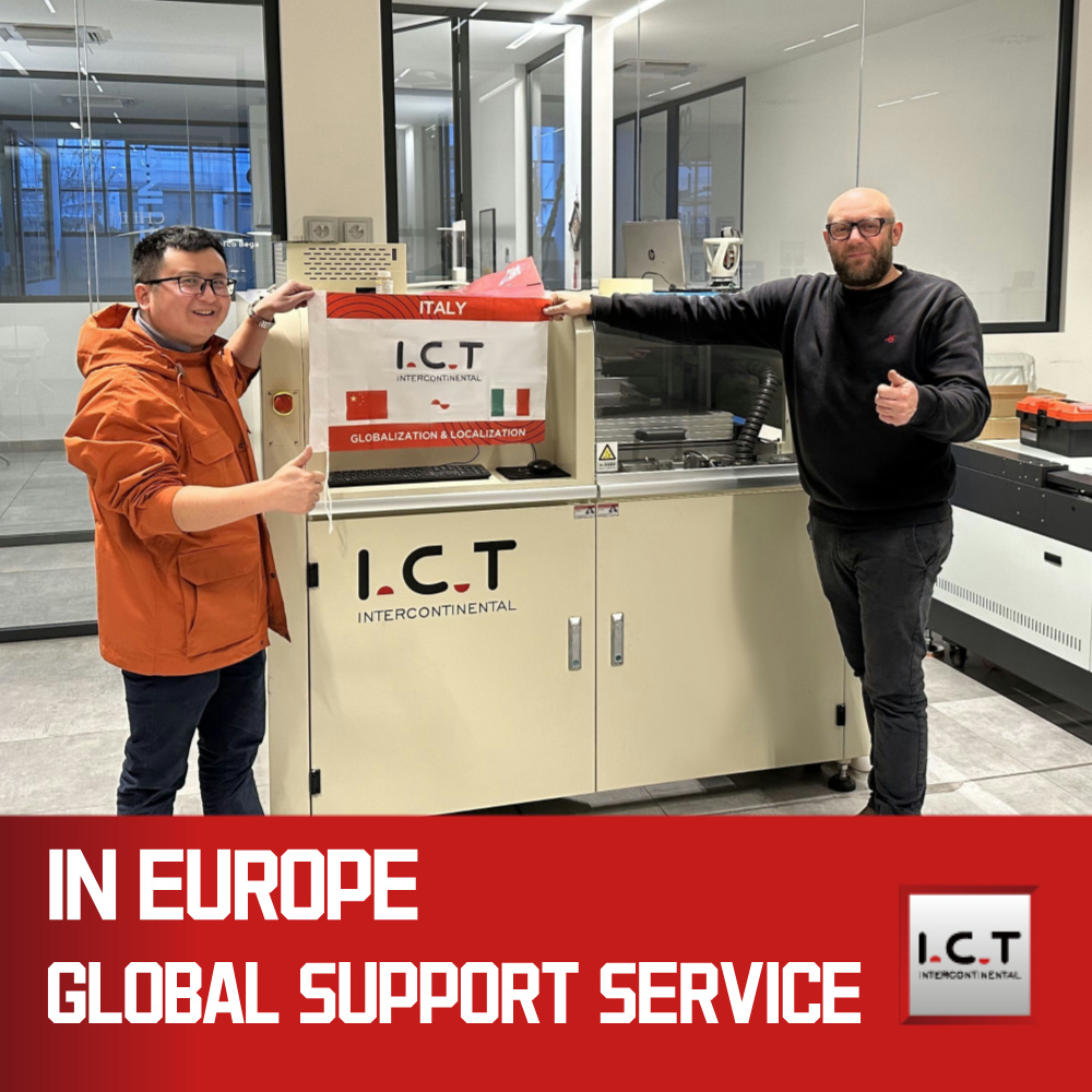 I.C.T-SS540 | Máquina de solda de onda seletiva on-line 