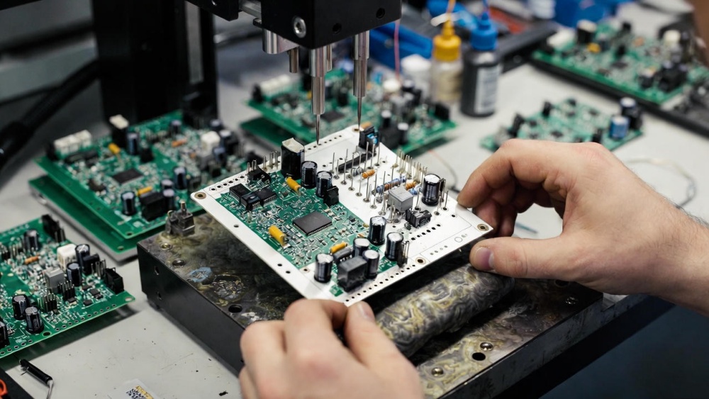 Placas de tecnologia mista ou dominante atrav&eacute;s do furo