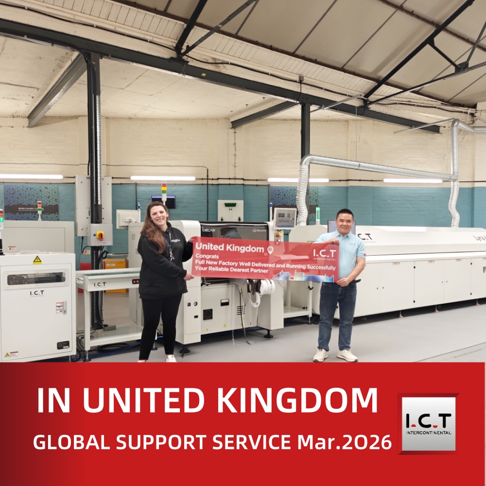 I.C.T | Torneamento automático da placa Smt de 90 graus PCB Transportador SMT