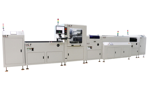 I.C.T丨SMT Máquina automática de revestimento de filme digital duplo PCB uv