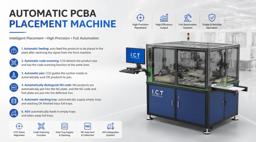 PCBA m&aacute;quina de posicionamento