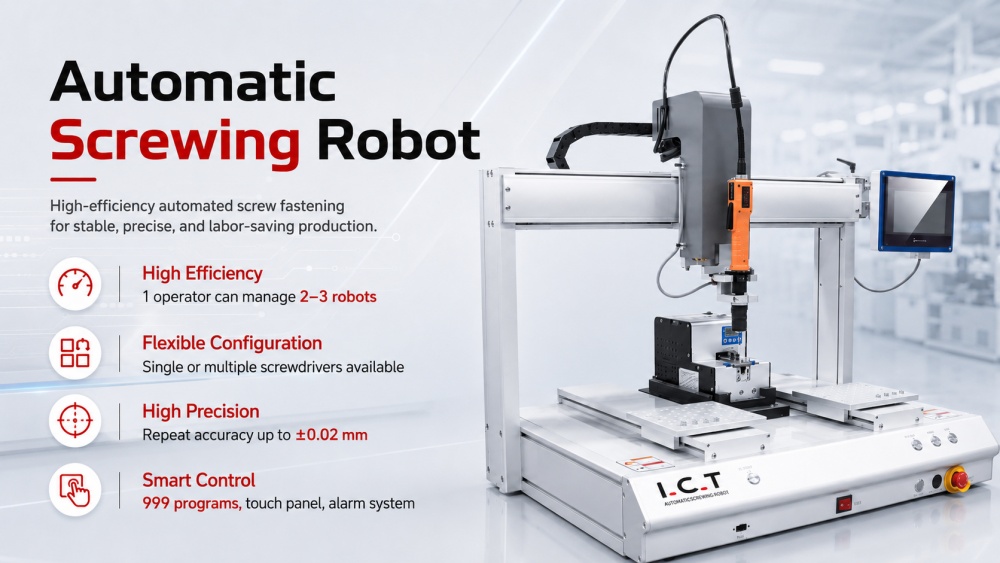Rob&ocirc; de aparafusamento autom&aacute;tico